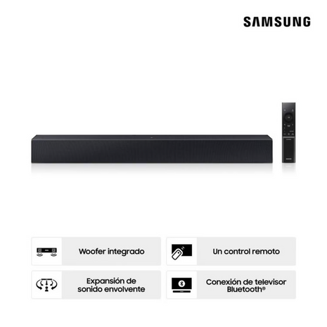 Soundbar Samsung 2.0 CH Con Bluetooth HW-C400/PE