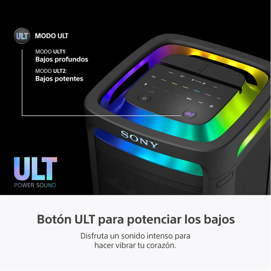 Parlante Bluetooth SONY ULT TOWER 9ACSRS-ULT900AC + SONY SRS-ULT10