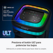 Parlante SONY Karaoke Bluetooth para Fiestas ULT Power 10 SRSULT1000C