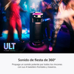 Parlante SONY Karaoke Bluetooth para Fiestas ULT Power 10 SRSULT1000C
