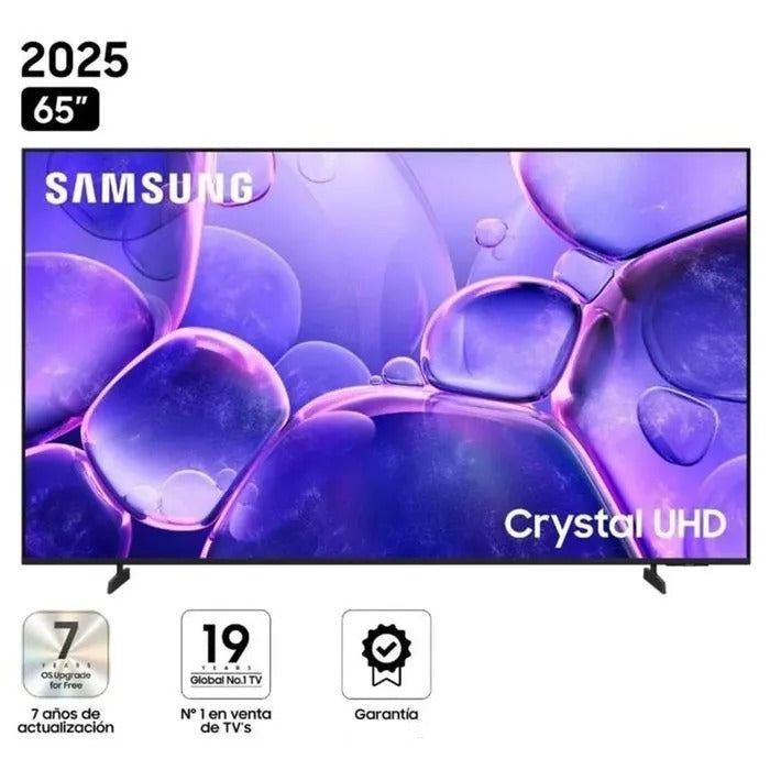 Televisor Samsung Smart TV 65 Crystal UHD 4K UN65U8000FG Año 2025
