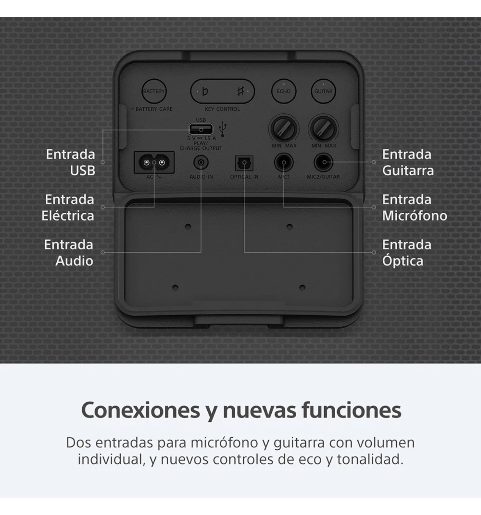 Parlante Bluetooth SONY SRS-XV800 portátil